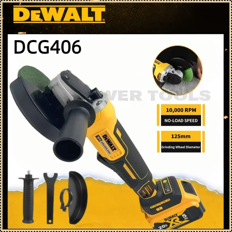 Dewalt DCG406 125MM Brushless  - Brushless Angle Grinder Battery Powered recension och pris