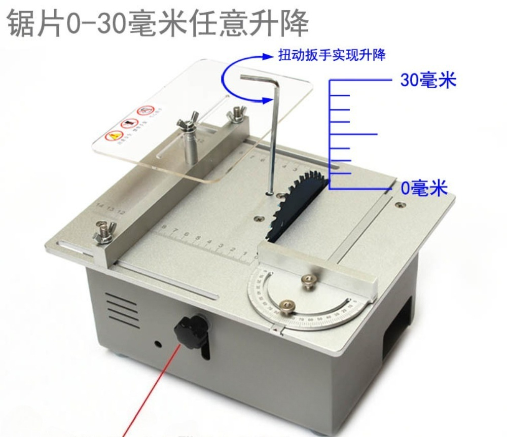 Portable Mini Woodworking Tabl - Mini Table Saw For Woodworking recension och pris