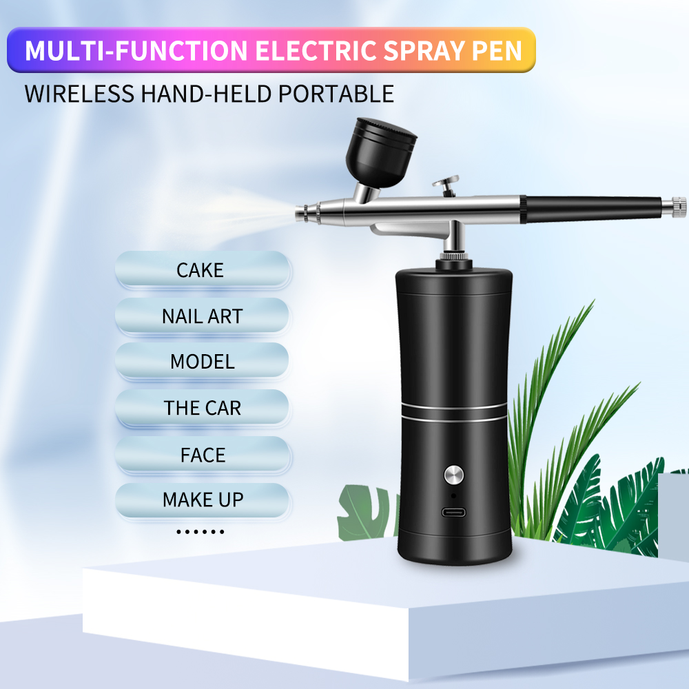 Portable Rechargeable Wireless - Airbrush Kit With Mini Compressor recension och pris