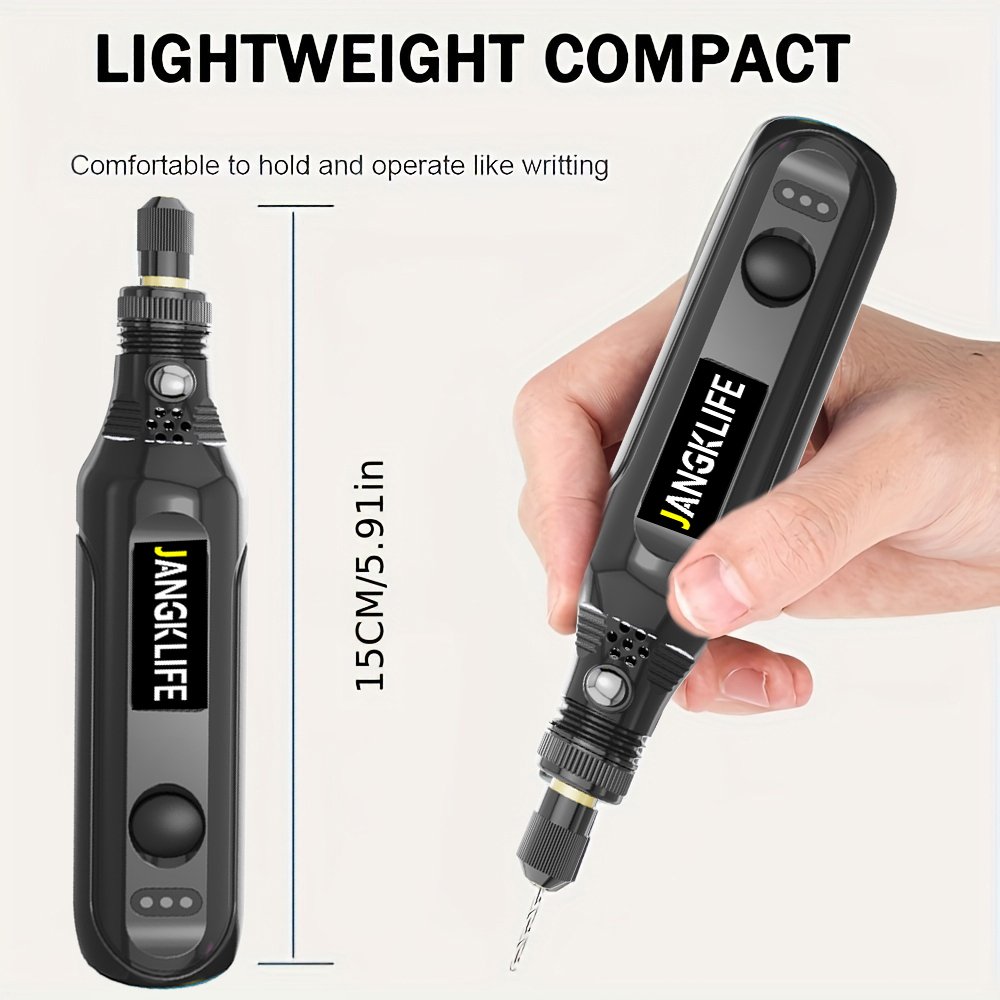 JANGKLIFE USB Cordless Rotary  - Cordless Rotary Tool Kit Accessories recension och pris