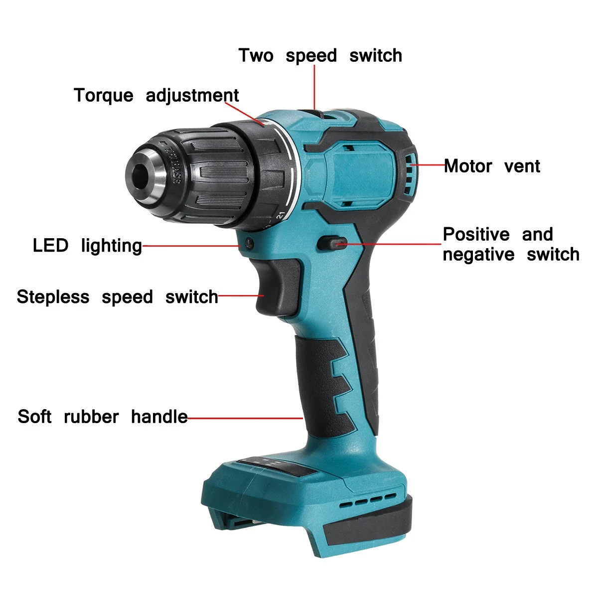 Electric Drill 18V 90N.m Cordl - Brushless Cordless Electric Drill 18V recension och pris