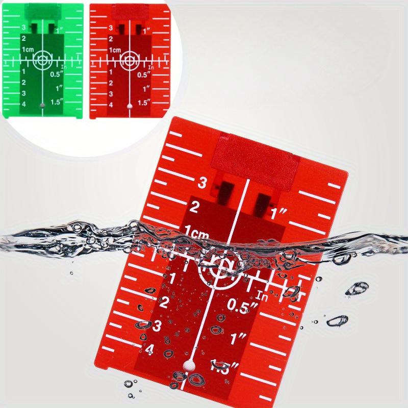 1PCS Inch Cm Laser Target Card - Laser Level 16 Lines 4D Green recension och pris