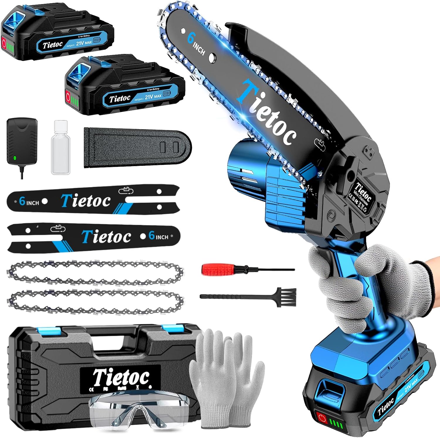 Mini Chainsaw, 6 Inch Chain Sa - Mini Electric Chainsaw 6 Inch recension och pris