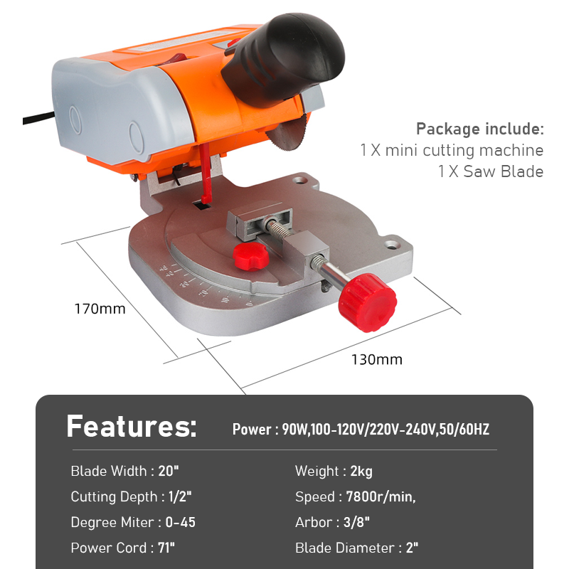Mini Cutting Machine 45 Degree - Mini Table Saw For Woodworking recension och pris